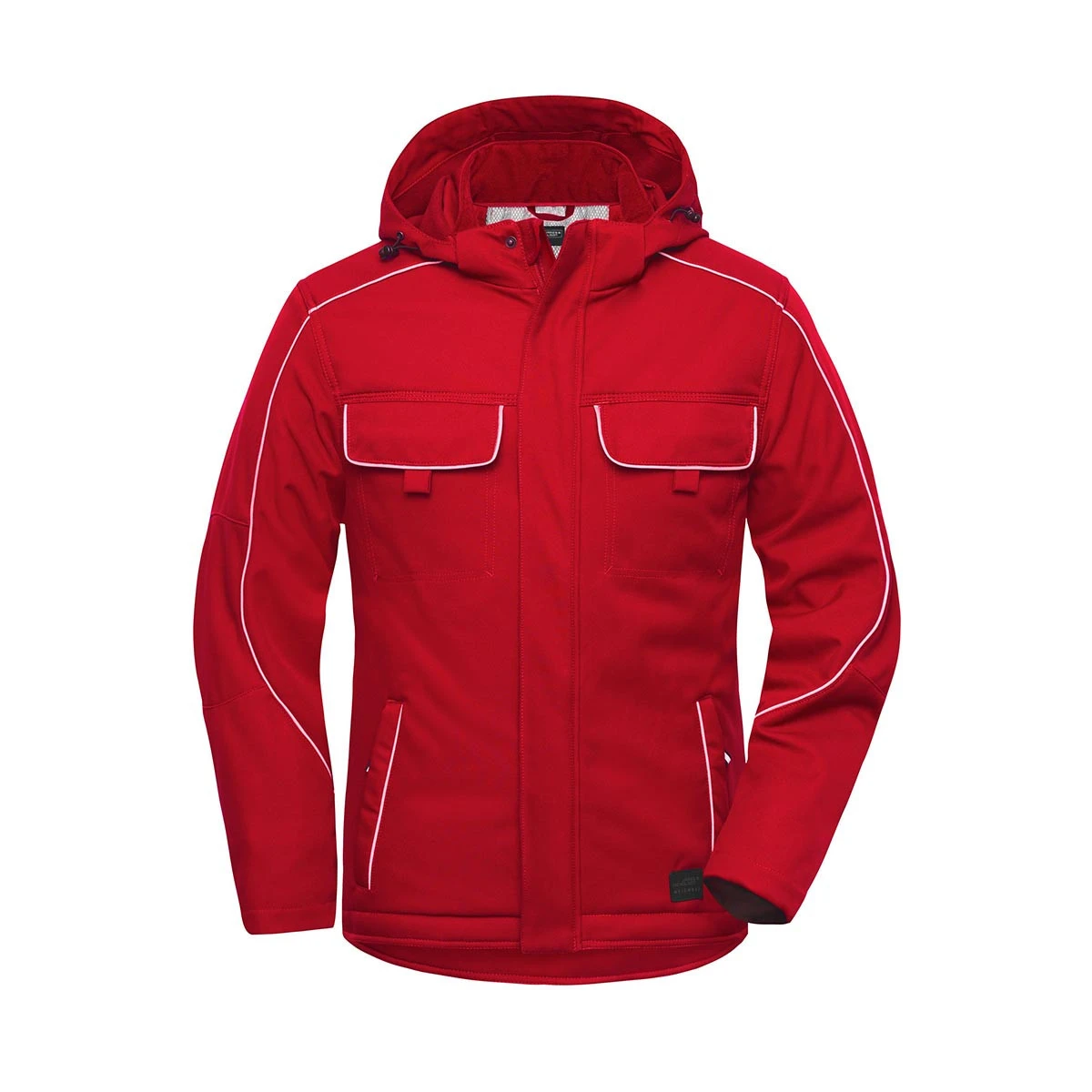 Gefütterte Winter Workwear Softshell Jacke - Strong JN886 · red
