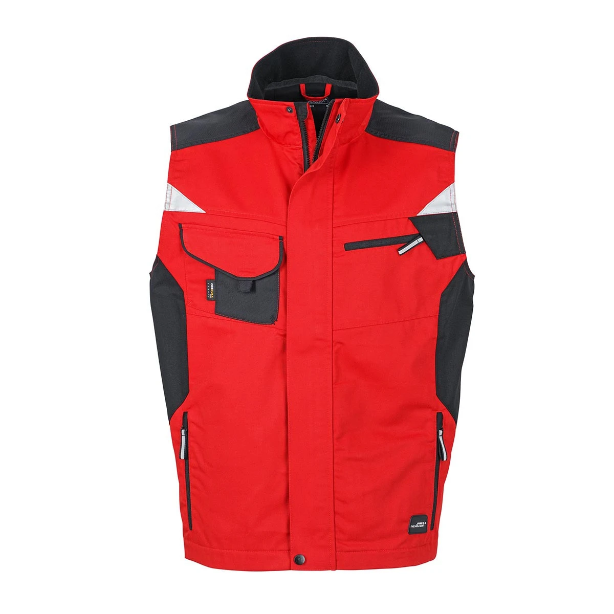 Workwear-Weste - Strong JN822 · red/black