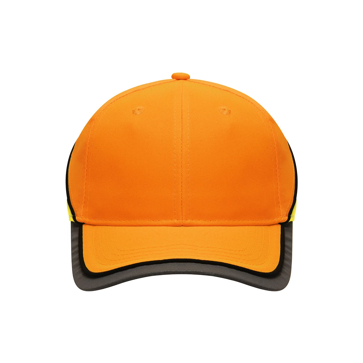 6-Panel reflektierende Sicherheitsmütze MB036 · neon orange/neon yellow