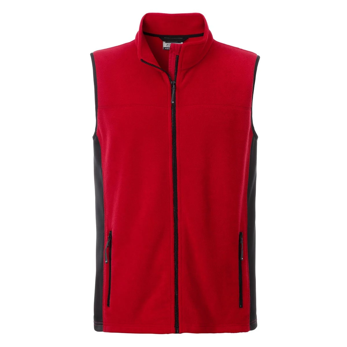 Herren Workwear Fleece Weste - Strong JN856 · red/black