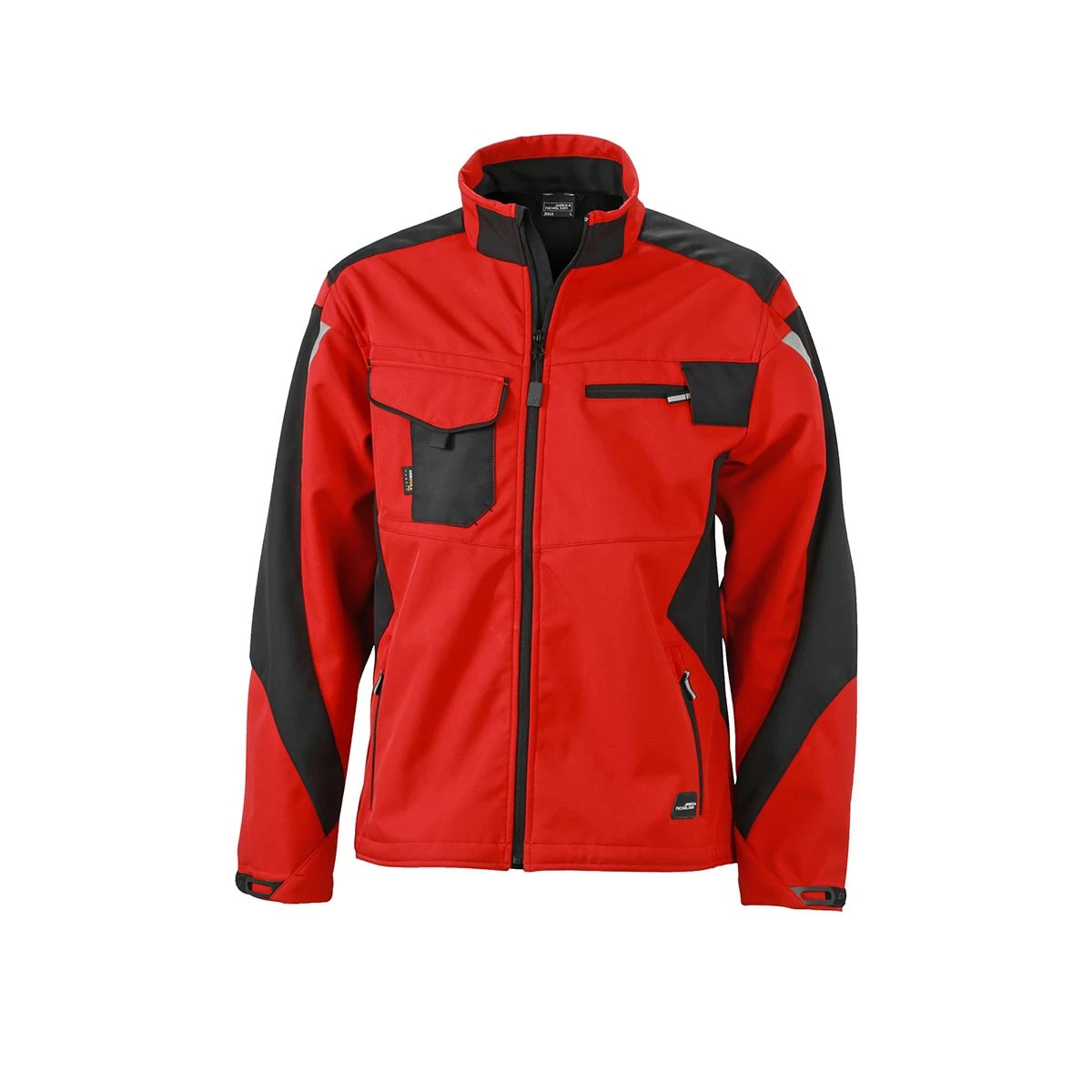 Workwear Softshelljacke - Strong JN844 · red/black