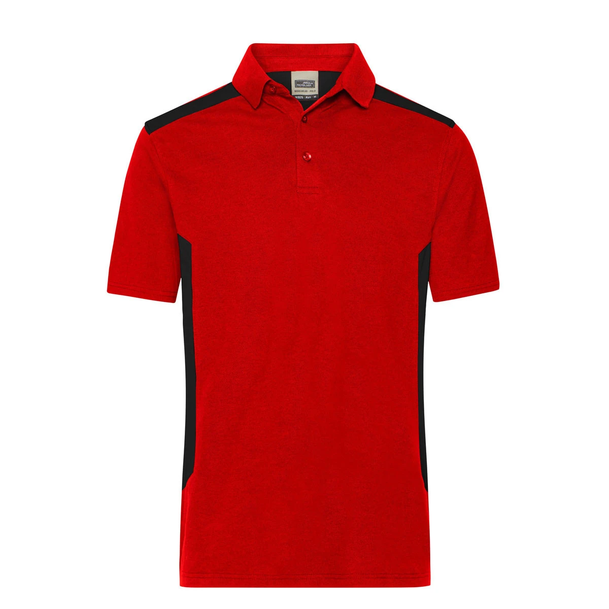 Herren Workwear Piqué Polo - Strong JN1826 · red/black