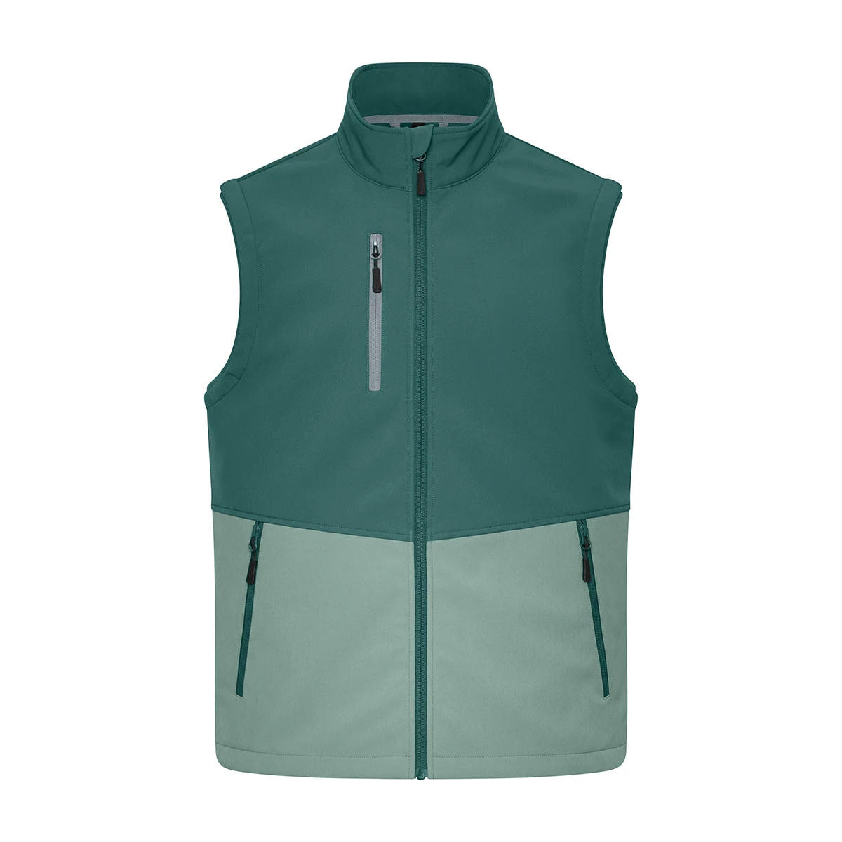 Unisex Workwear Softshell Weste JN1888 · industrial-green/foggy-green