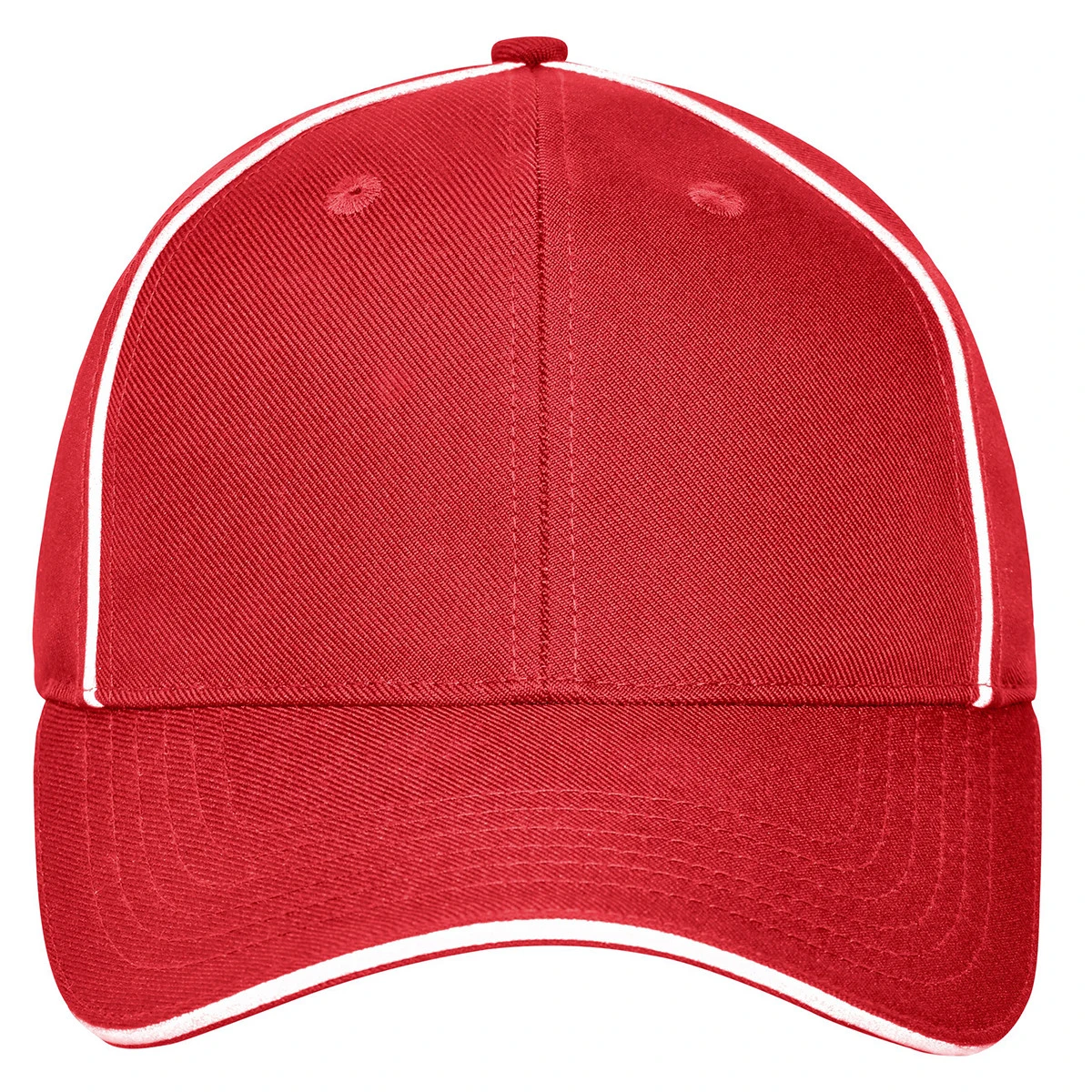 6-Panel Workwear Cap - Solid MB6234 · red