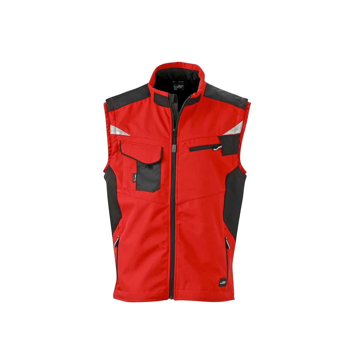 Workwear Softshellweste - Strong JN845 · red/black