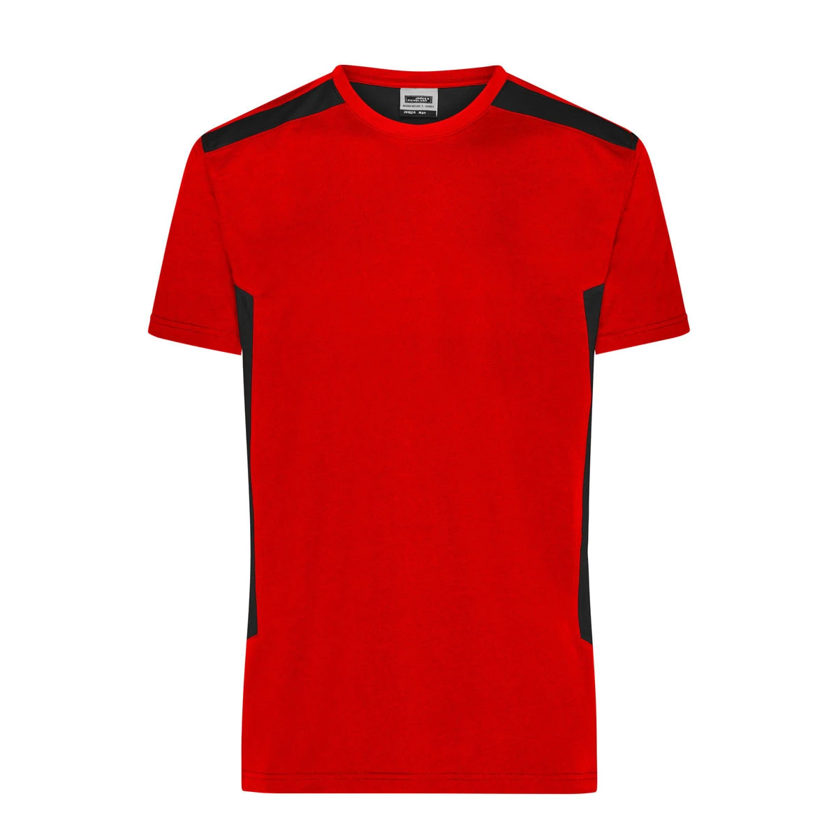 Herren Workwear T-Shirt - Strong JN1824 · red/black