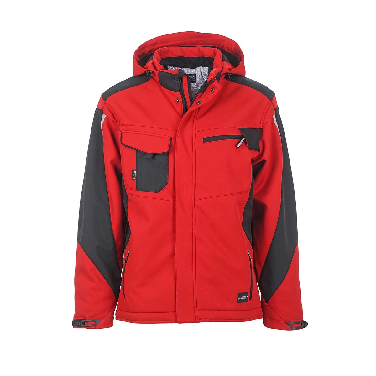 Winter Workwear Softshell Jacke - Strong JN824 · red/black
