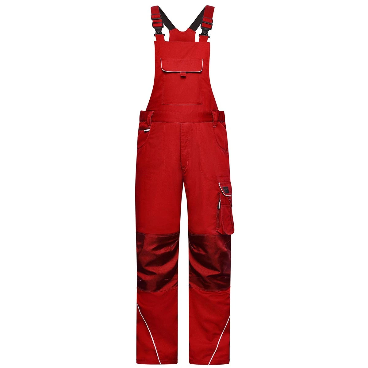 Workwear Latzhose - Solid JN879 · red