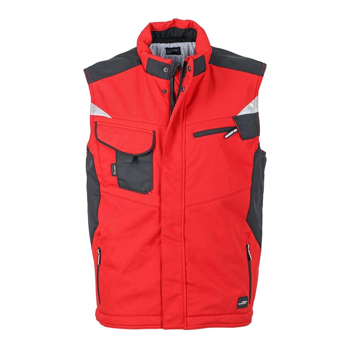 Winter Workwear Softshellweste - Strong JN825 · red/black