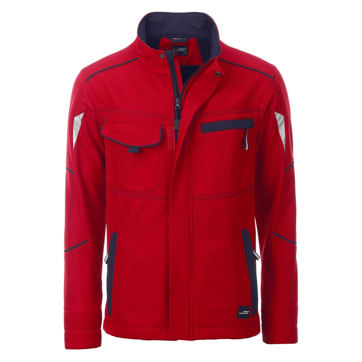 Workwear Softshell Jacke - Color JN851 · red/navy