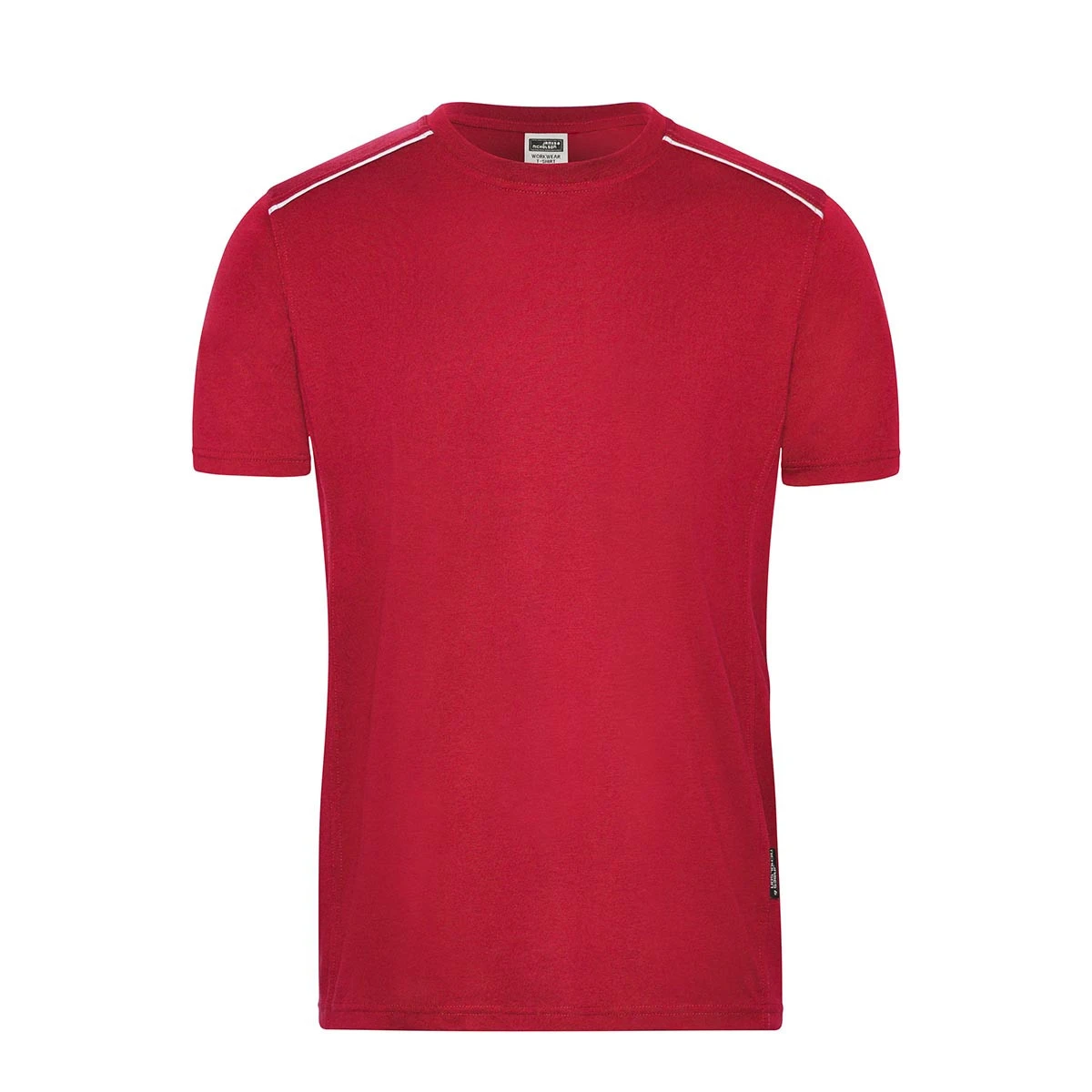 Herren Workwear T-Shirt - Solid JN890 · red