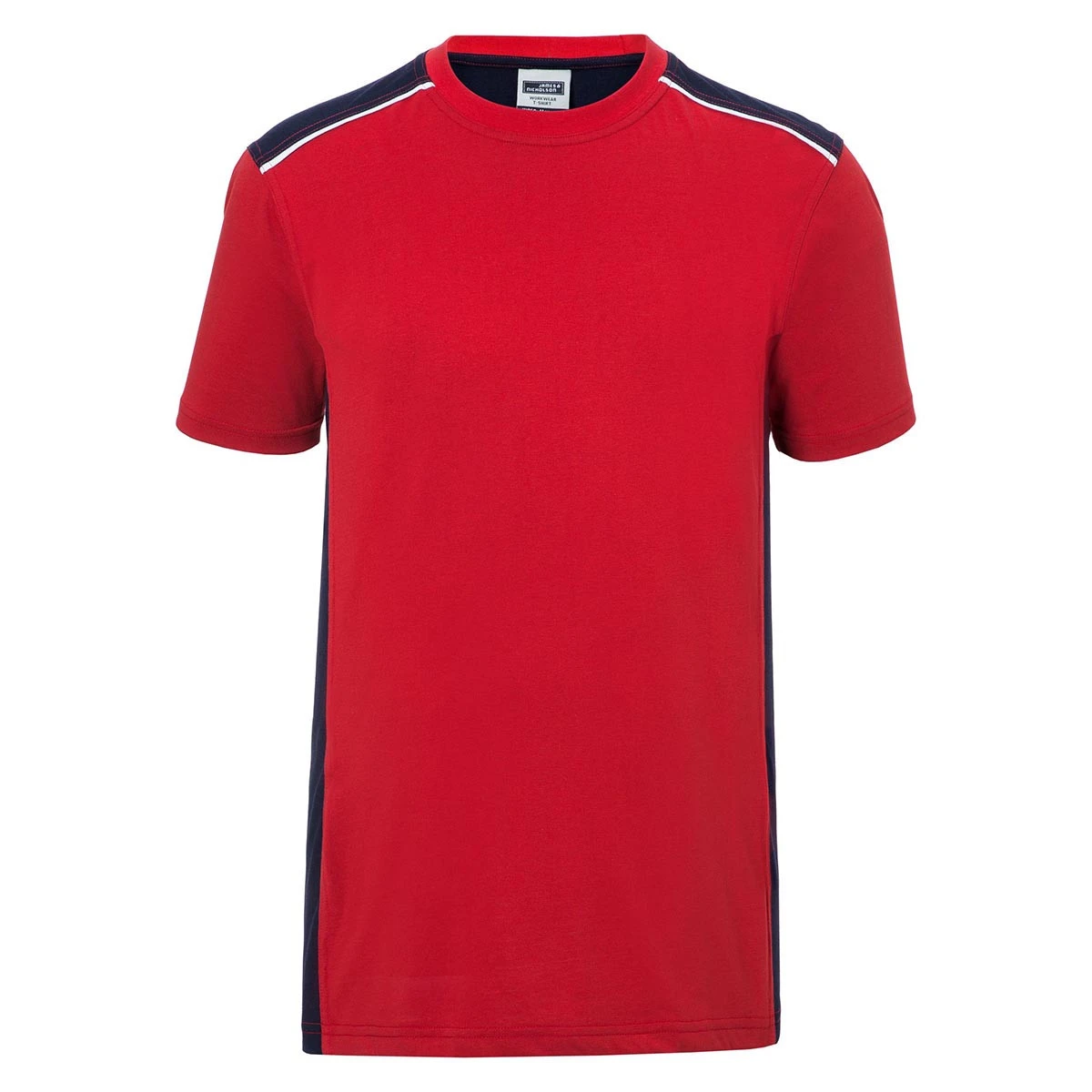 Workwear T-Shirt - Color JN860 · red/navy
